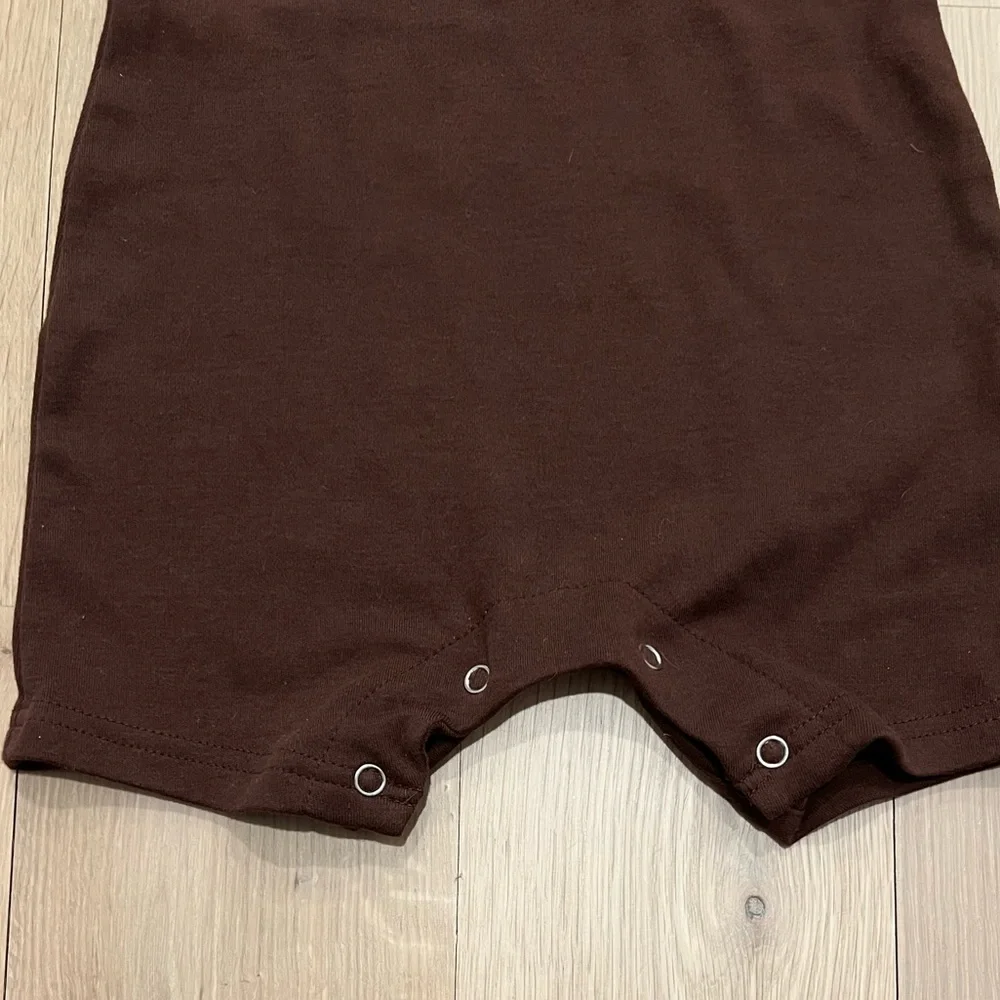 Monogrammed W Will Baby Boys Romper Shorts One Piece Jon Jon Shortall 6-12 month - Picture 4 of 10